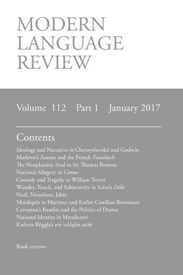 Modern Language Review (112: 1) January 2017