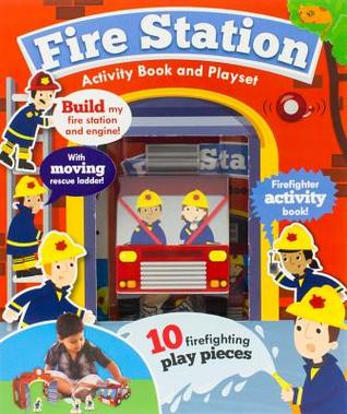 Fire Station Activity Book and Playset (Create It Boxset)