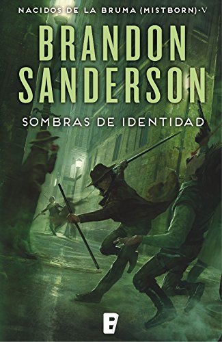Portada de Sombras de identidad, de Brandon Sanderson