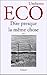 Dire presque la même chose (U. Eco) (French Edition)