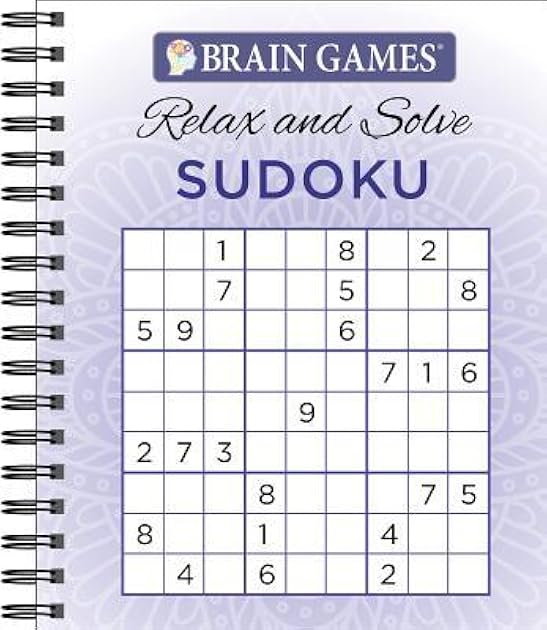 Brain Games - Relax and Solve: Sudoku (Purple)