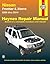 Nissan Frontier & Xterra 2005 thru 2014 Haynes Repair Manual