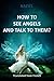 How to see angels and talk to them?