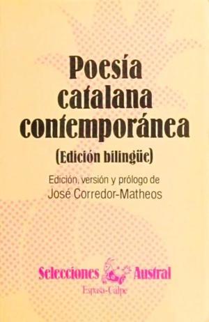 Poesía catalana contemporánea: Antología