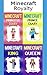 Minecraft: Royalty Unofficial Diaries 4 in 1 (Minecraft King, Minecraft Queen, Minecraft Prince, Minecraft Princess, Minecraft Bundle, Minecraft Box Set, Minecraft Stories)