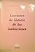 Lecciones de historia de las instituciones