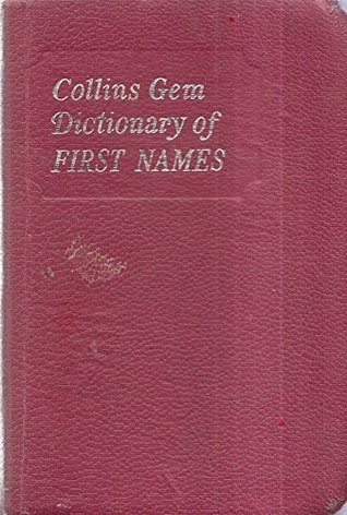 Capa do Livro Collins Gem Dictionary of FIRST NAMES