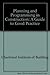 Planning and Programming in Construction by Chartered Institute of Buil...