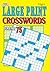 Large Print Crosswords Puzzle Book - Volume 133