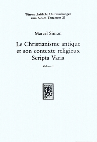 Le christianisme antique et son contexte religieux