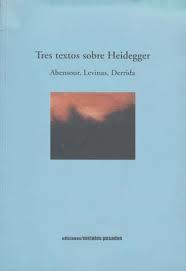 Tres textos sobre Heidegger