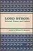 Lord Byron: Selected Poems and Letters
