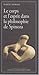 Le corps et l'esprit dans la philosophie de Spinoza