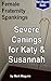 Severe Canings for Katy and Susannah (Female Fraternity Spankings, #4-5)