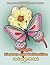 Simple Flowers and Butterflies in Large Print by Mindful Coloring Books