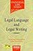 Legal Language and Legal Writing