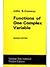 Functions of One Complex Va...