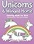 Unicorns & Winged Horse Coloring Book For Girls - Coloring Books 7 Year Old Girl Editon