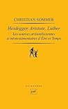 Heidegger, Aristote, Luther: Les sources aristotéliciennes et néo-testamentaires d'Être et temps (Epiméthée) (French Edition)