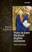Voice in Later Medieval English Literature: Public Interiorities