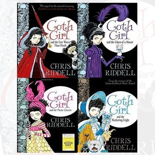 Chris Riddell Goth Girl Series 4 Books Bundle Collection (Goth Girl and the Fete Worse Than Death,Ghost of a Mouse,the Pirate Queen: World Book Day[Paperback],the Wuthering Fright)