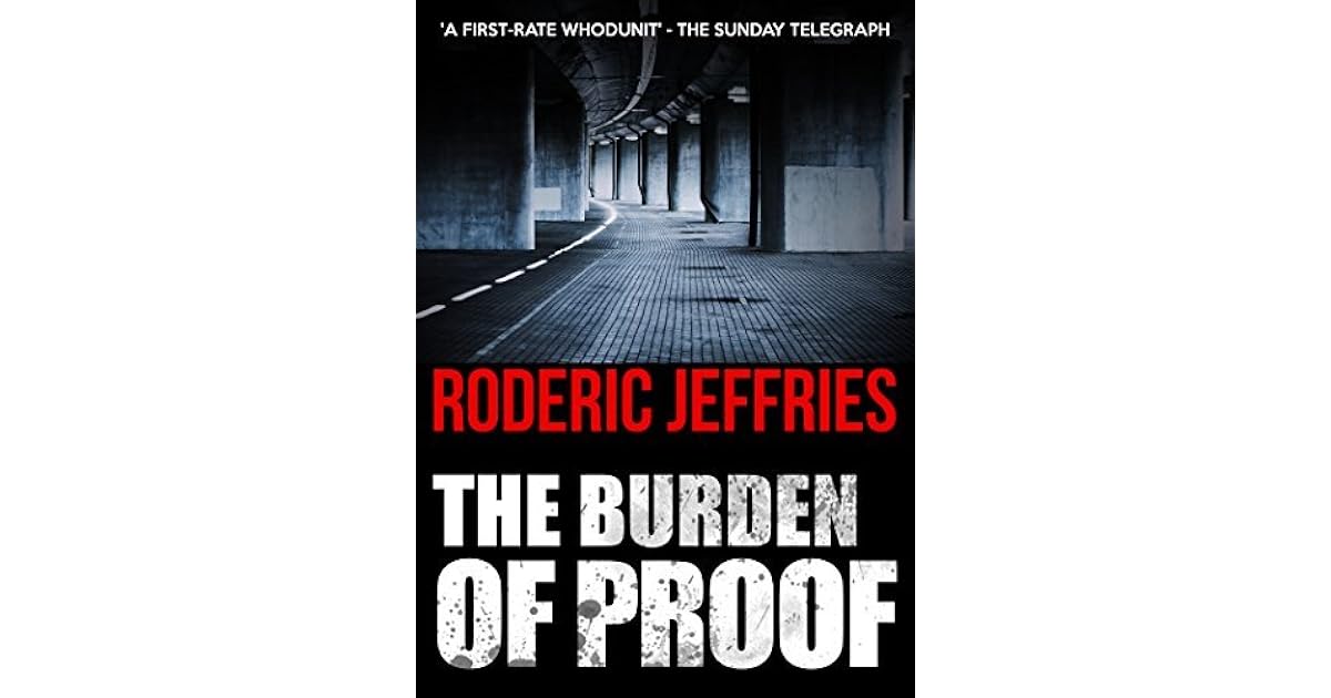 The Burden of Proof by Roderic Jeffries
