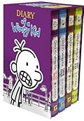 Diary of a Wimpy Kid Box of Books 5-8 Hardcover Gift Set: Ugly Truth, Cabin Fever, The Third Wheel, Hard Luck