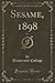 Sesame, 1898, Vol. 1