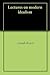 Lectures on modern idealism