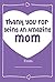 Thank You For Being An Amazing MOM! Love Journal Fill In Book: What I Love About Mom