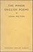 The Minor English Poems of John Milton