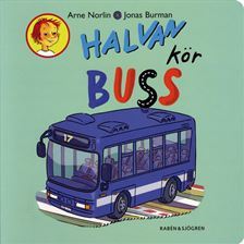 Halvan kör buss (Board book)
