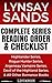 Lynsay Sands Series Reading Order & Checklist: Series List in Order - Argeneau Vampire Series, Highlander Series, Rogue Hunter Series, & All Other Romance Books (Listabook Series Order Book 60)