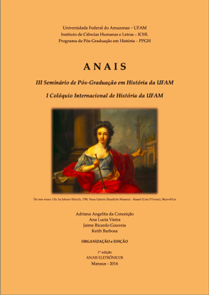 Anais do III Seminário de Pós-Graduação em História e I Colóquio Internacional de Pesquisa em História da UFAM