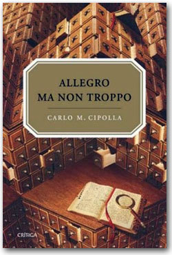 Portada de Allegro ma non troppo, de Carlo M. Cipolla