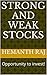 Strong and Weak Stocks: Opportunity to invest!