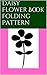 Daisy Flower Book Folding Pattern