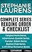 Stephanie Laurens Series Reading Order & Checklist: Series List in Order - Cynster Series, Adventurers Quartet Series, Tangled Reins Series, & All Other Romance Books (Listabook Series Order Book 46)