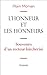 L'honneur et les honneurs