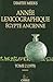 Année lexicographique. Égypte Ancienne by Dimitri Meeks