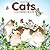 Cats Coloring Book: Fancy Cats Coloring Book for Adults