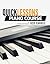 Quicklessons Piano Course Book: Learn to Play Piano by Ear