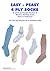 Easy Peasy 4 Ply Socks: A Knitting Machine Pattern Book for 4 Ply Adult Socks for all Standard Gauge and Passap Machines (Easy Peasy Knitting Machine Pattern Books 1)