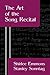 The Art of the Song Recital by Shirlee Emmons