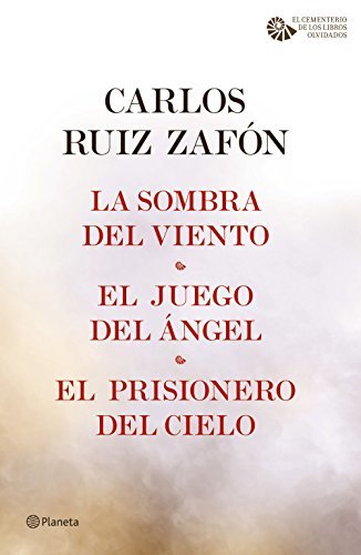 Portada de La Sombra del Viento + El Juego del Ángel + El Prisionero del Cielo, de Carlos Ruiz Zafón
