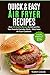 Quick & Easy Air Fryer Recipes by Tony Cook