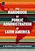 The Handbook of Public Administration in Latin America