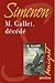 M.Gallet, décédé by Georges Simenon