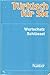 Türkisch für Sie, Wortschatz, Schlüssel
