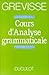 Cours d'analyse grammatical...